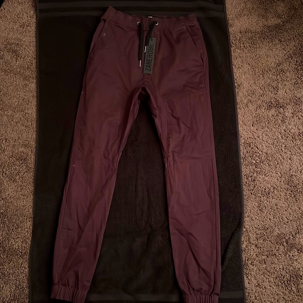 Zanerobe maroon joggers 30’ waist
